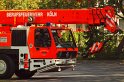 Einsatz BF Koeln Hoehenretter Koeln Stammheim Georg Beyerstr P158